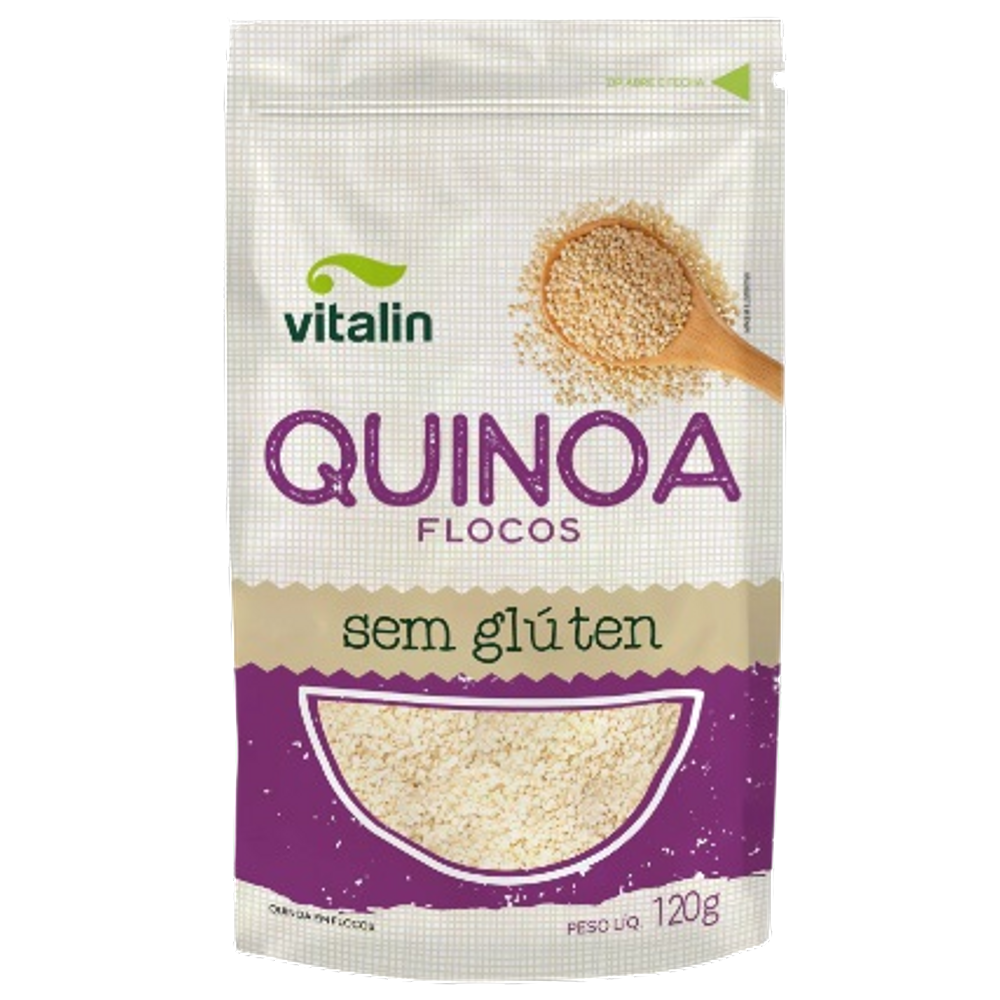 Quinoa em Flocos Sem Glúten Vitalin 120g