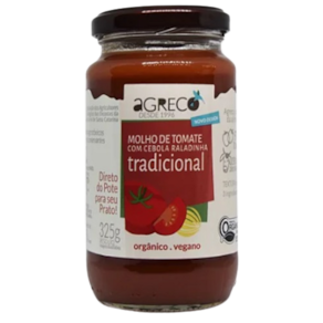 Kit 3X: Molho de Tomate Tradicional Orgânico Agreco 325g