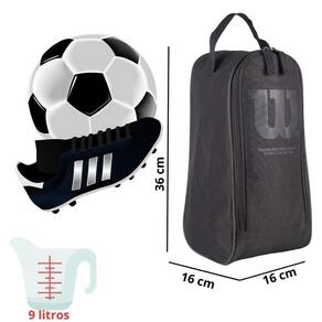 Bolsa Porta Chuteira e Calçado Wilson Oficial - Preto