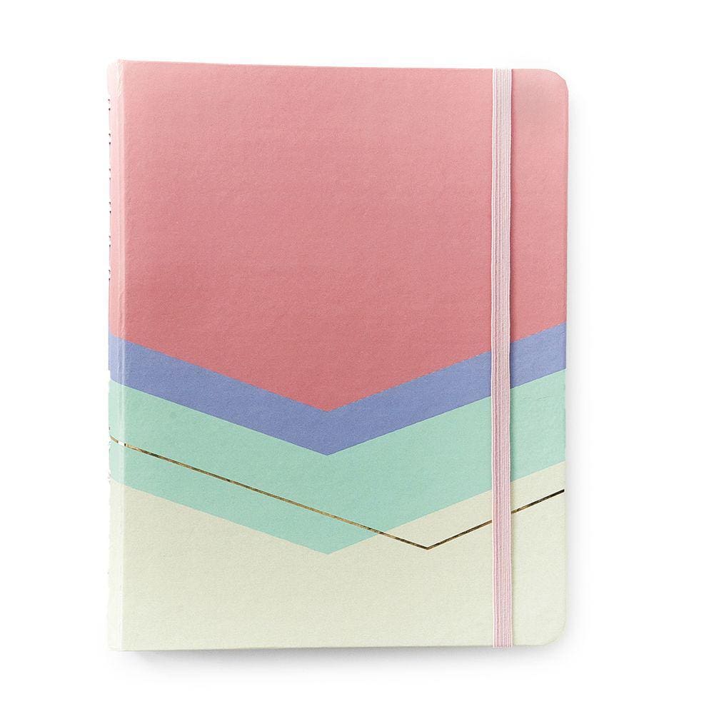 Caderno Organizador Pautado e Pontado A5 Cicero Pastel Block