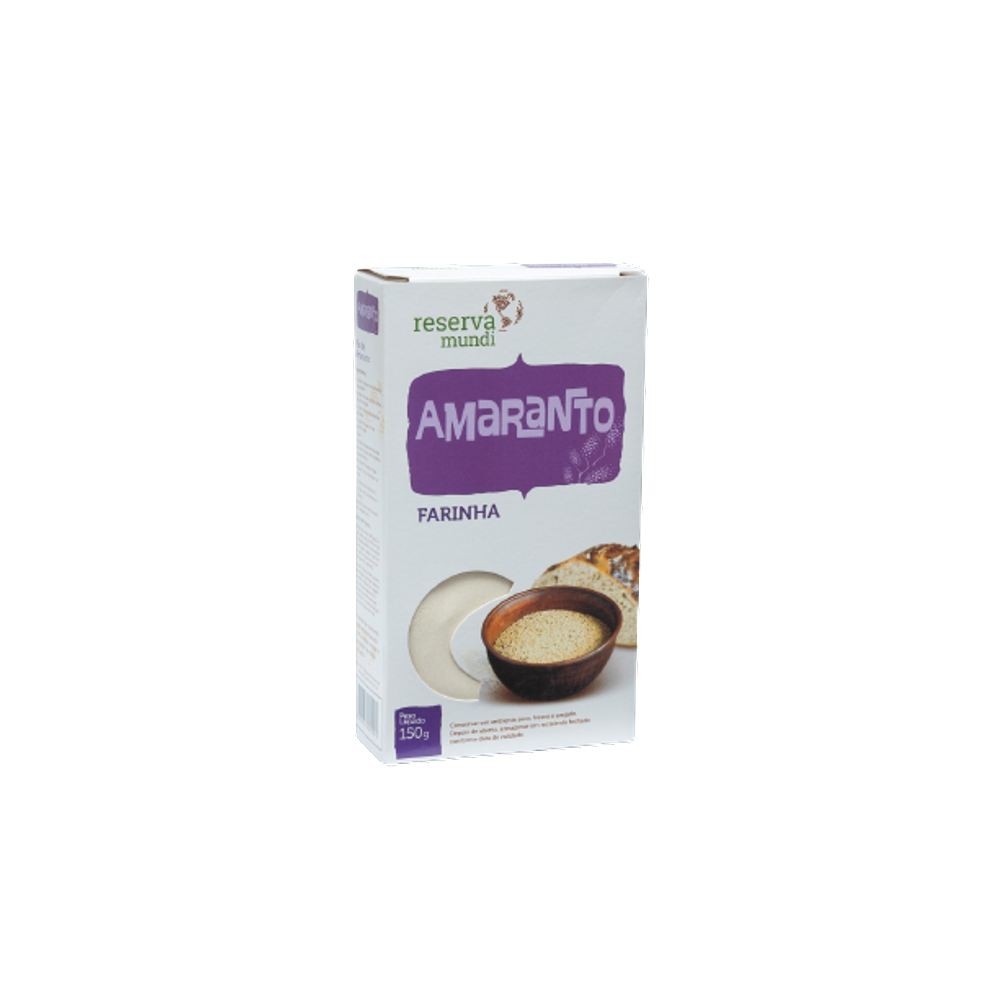 Kit 3X: Farinha de Amaranto Sem Glúten Reserva Mundi 150g