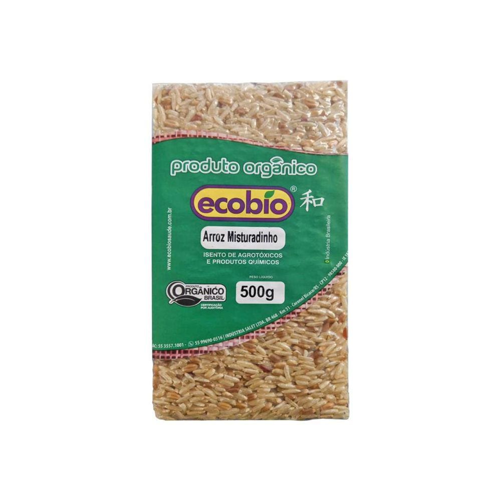 Kit 6X: Arroz Misturadinho Orgânico Ecobio 500g
