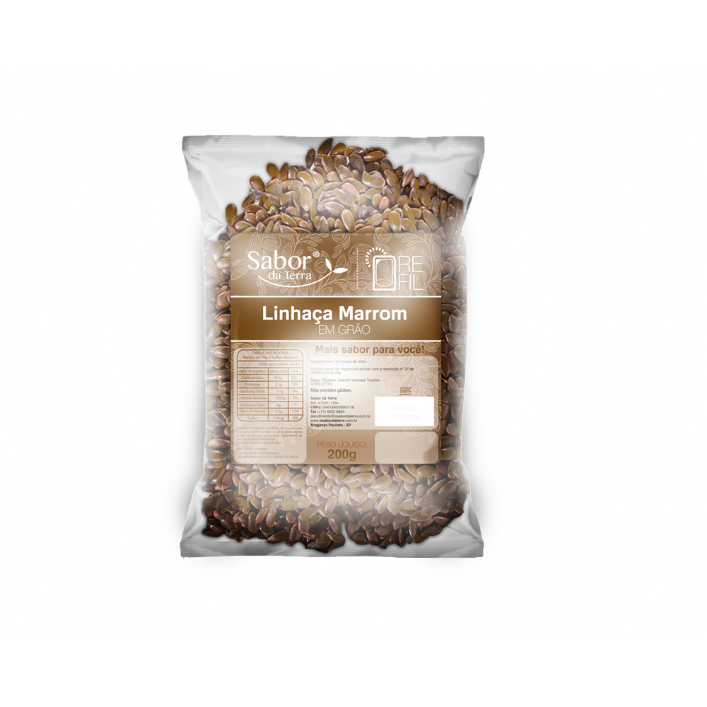 Semente de Linhaça Marrom Sabor da Terra 200g