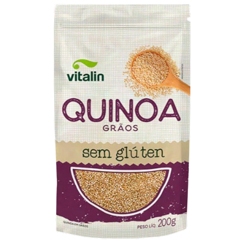 Quinoa em Grãos Integral Sem Glúten Vitalin 200g