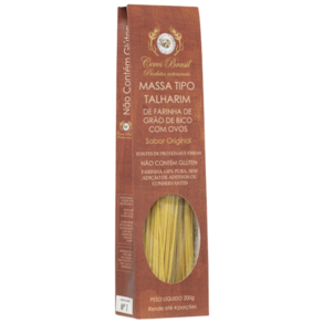 Kit 6X: Macarrão Talharim Grão de Bico Sem Glúten Ceres 200g