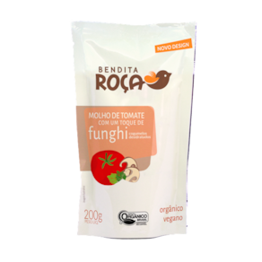 Kit 3X: Molho de Tomate com Funghi Orgânico Bendita Roça 200g