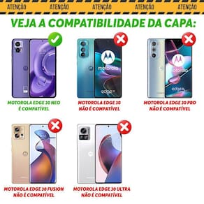 Capa Case para Moto Edge 30 Neo - Anti Impacto Preto