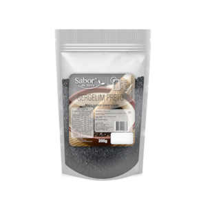 Gergelim Preto Sabor da Terra 200g