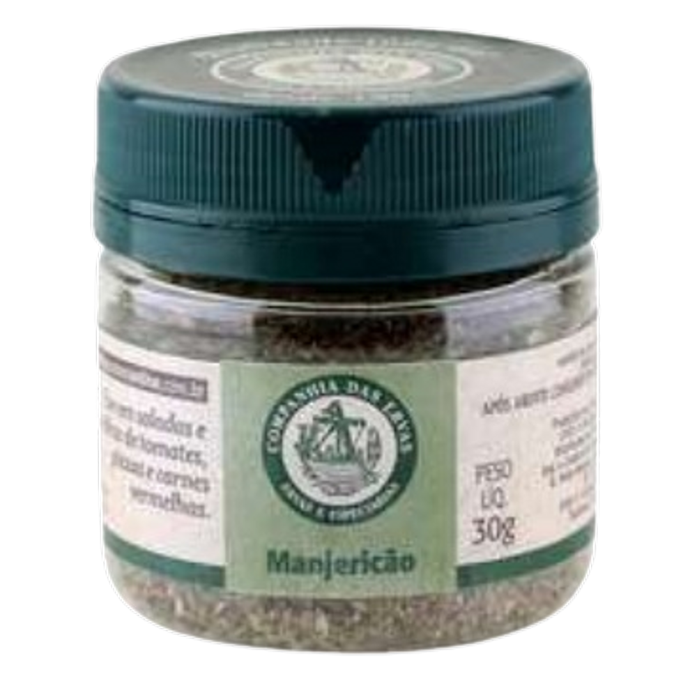 Kit 3X: Manjericão Companhia das Ervas 30g