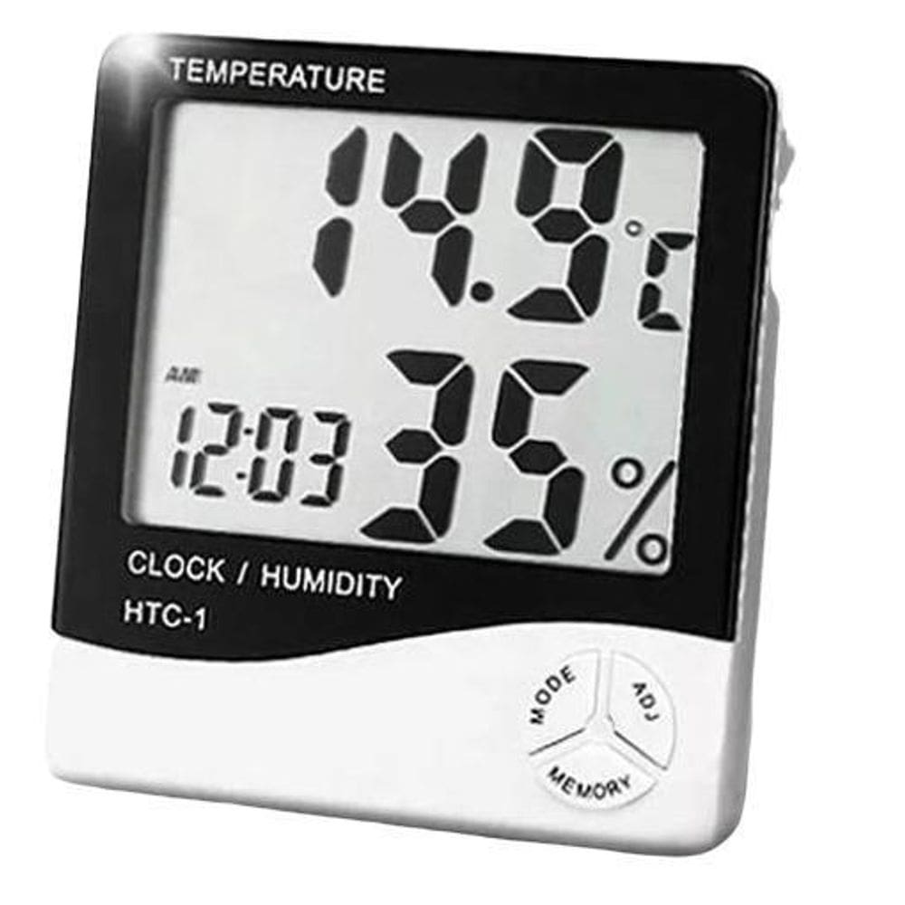 Higrometro Relógio Digital Medidor Mesa Temperatura  56192