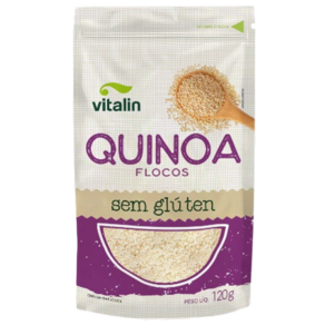 Kit 3X: Quinoa em Flocos Sem Glúten Vitalin 120g