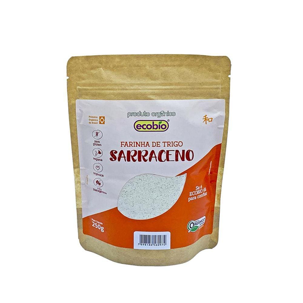 Kit 6X: Farinha de Trigo Sarraceno Orgânico Ecobio 250g