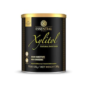 Kit 3X: Xylitol Adoçante Natural Essential Nutrition 300g