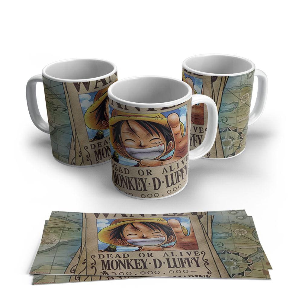 Caneca de Porcelana One Piece Modelo 052