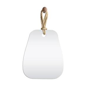 Espelho Decorativo Hole Alça Sisal Natural 60 X 40 Cm