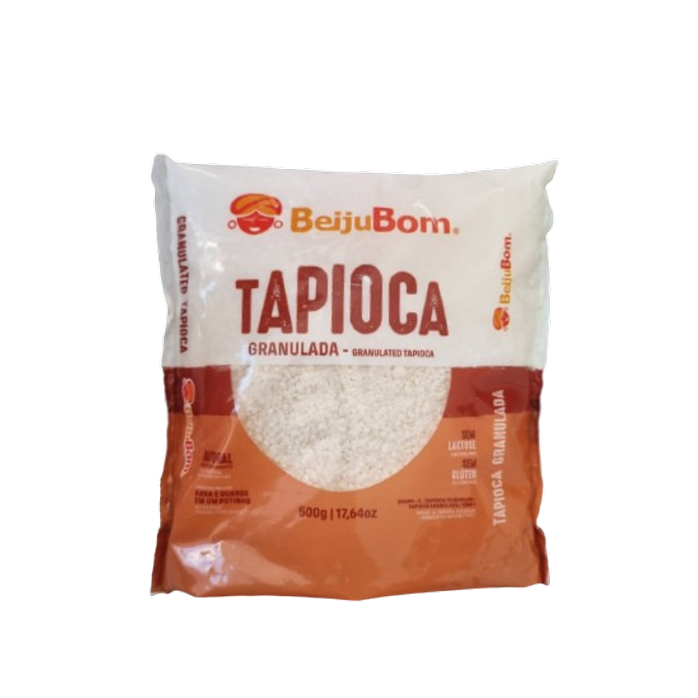Kit 6X: Tapioca Granulada Sem Glúten BeijuBom 500g