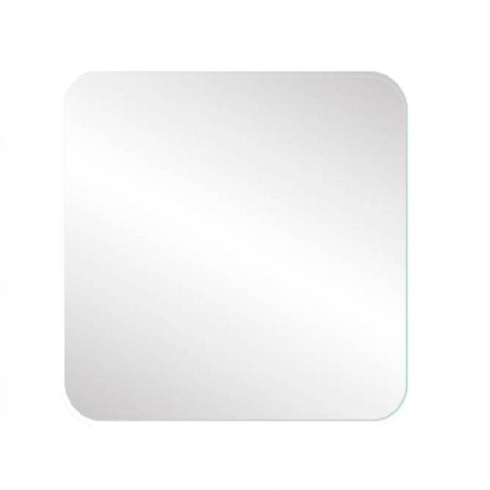 Espelho Multiuso Lapidado Pendurador Led Amarelo 50X50Cm