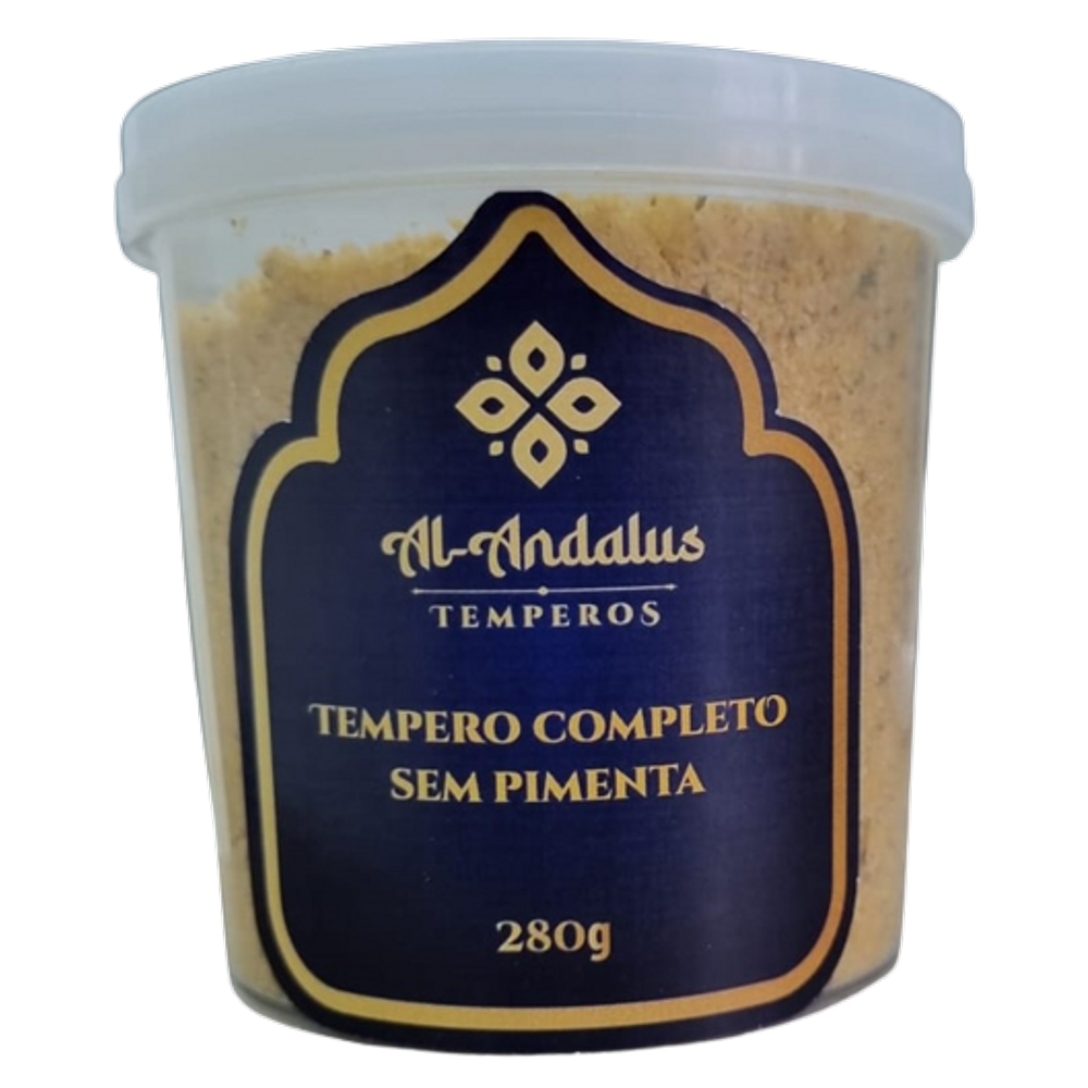 Kit 2X: Tempero Completo sem Pimenta Puro Orgânico Al Andalus 280g