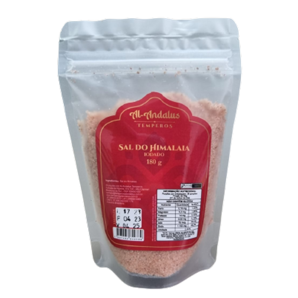Kit 3X: Sal Rosa do Himalaia Moído Al Andalus 180g