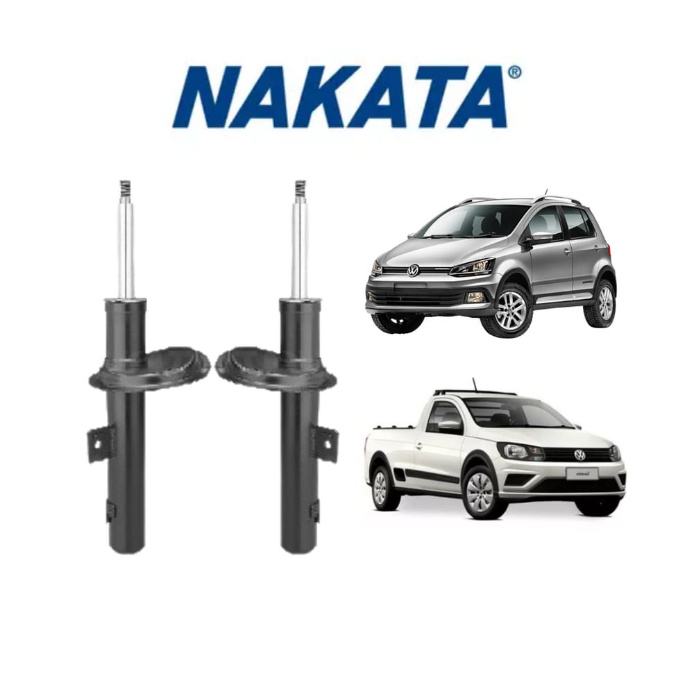 02 Amortecedor Nakata Dianteiro Esq+Dir Crossfox 2015 A 2020