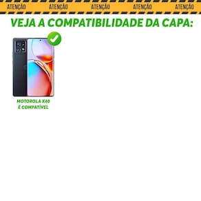 Capa Motorola Moto X40 - Resistente Anti Impacto - Preto