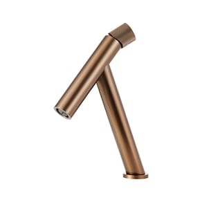 Torneira Para Banheiro Misturador Monocomando Bica Baixa Puiú Pingoo.casa - Dourado Rose