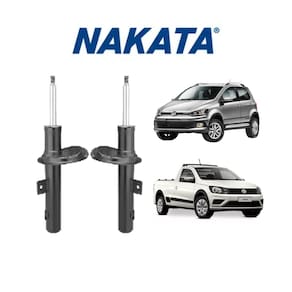 02 Amortecedor Nakata Dianteiro Esq+Dir  Saveiro Cross 2010 A 2020
