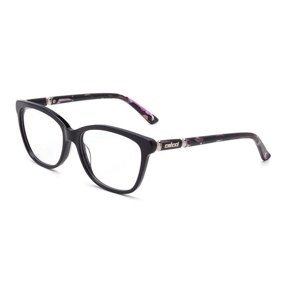 Óculos Solar Colcci Feminino - Preto/Roxo, Acetato, 52mm