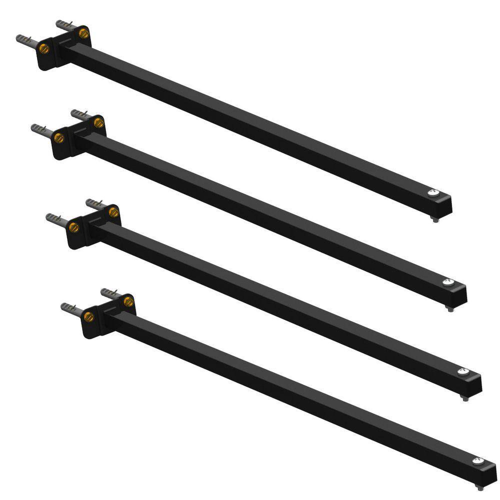 SUPORTE REFLETOR BASE RETA BRAÇO 30 cm 4 Cjts