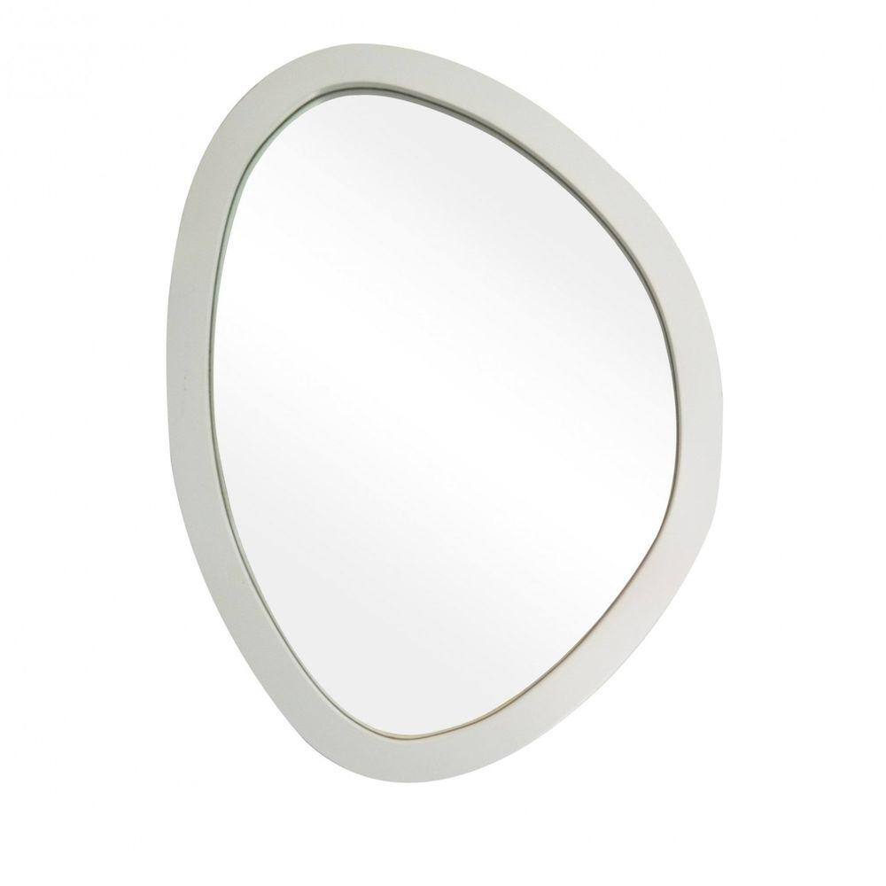 Espelho Emoldurado Orgânico 43x58cm E2G Design Branco