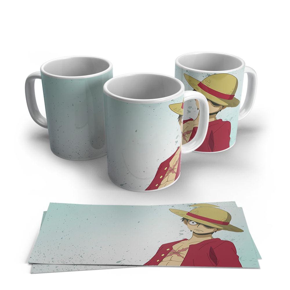 Caneca de Porcelana One Piece Modelo 014