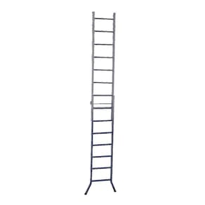 Escada Extensiva 3 Em 1 Metalon 30x20mm 7 E 14 Degraus 187cm