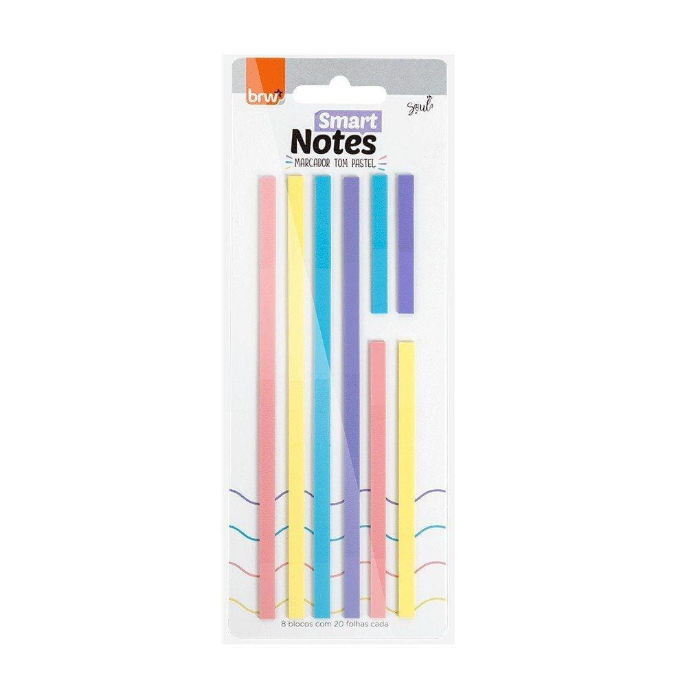 Marcadores de Texto Smart Notes Tom Pastel 160 Folhas BRW