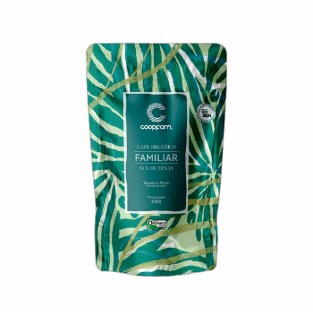Kit 2X: Café Familiar da Terra Orgânico Moído Coopfam 250g