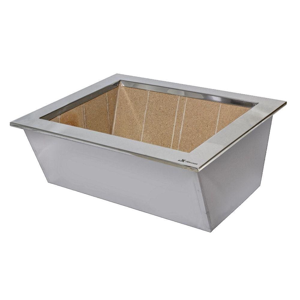 Caixa Braseiro para Churrasqueira em Aço Inox 60X50 - JX Metais