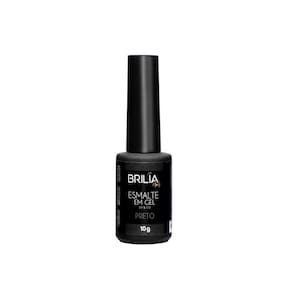 Brilia Nail Esmalte Essencial Preto 10G