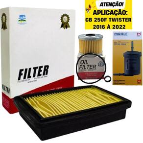 Filtros Combustível, Ar E Oleo Cb 250f Twister 2016 Á 2022