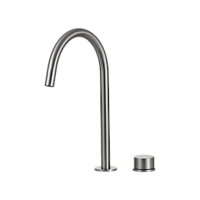 Torneira Para Banheiro Misturador Monocomando Carás Pingoo.casa - Prata Escovado