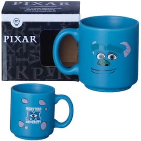 Mini Caneca Sullivan Sulley Empilhável Cerâmica 100ML Oficial Monstros S.A