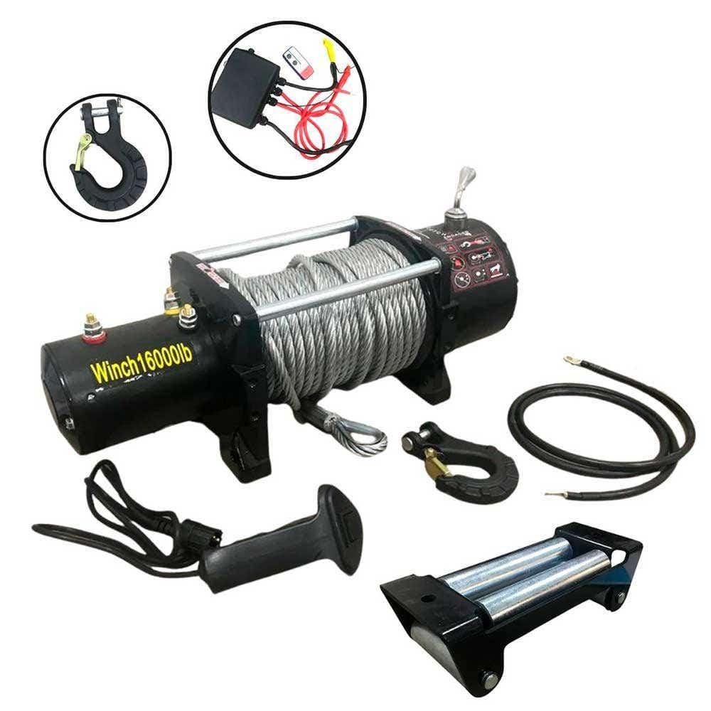 Guincho Elétrico 16000LBS 7257KG com Cabo 24m IMPORTWAY