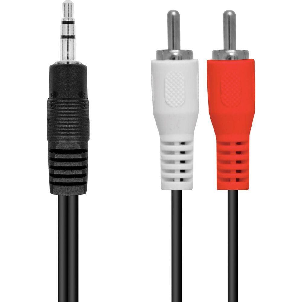 Cabo 2 RCA X P2 3.5MM Stereo 1.5 Metros - 2R35S-15