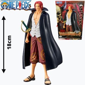 Boneco One Piece - Shanks com espada - Action Figure 18cm