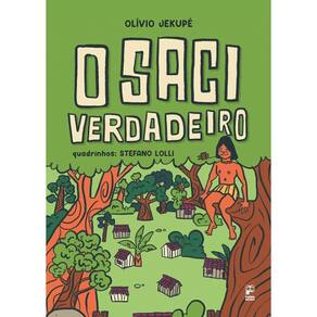 História em quadrinhos: O Saci verdadeiro - Olívio Jekupé