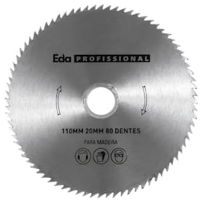 Kit 9 Disco Lâmina De Serra 110Mm Circular Madeira 80 Dentes