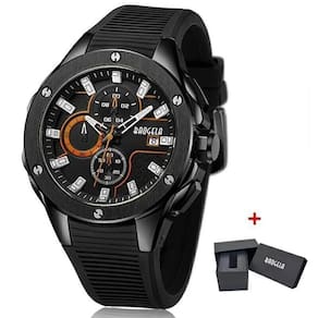 Relógio Masculino Baogela 22608 à Prova D`água Preto