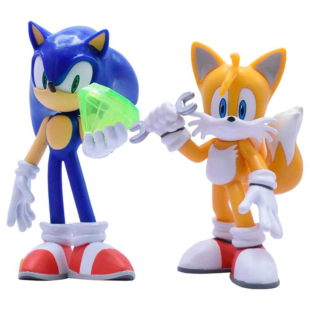 Boneco SONIC The Hedgehog - Articulado 10 cm - lojapontokids