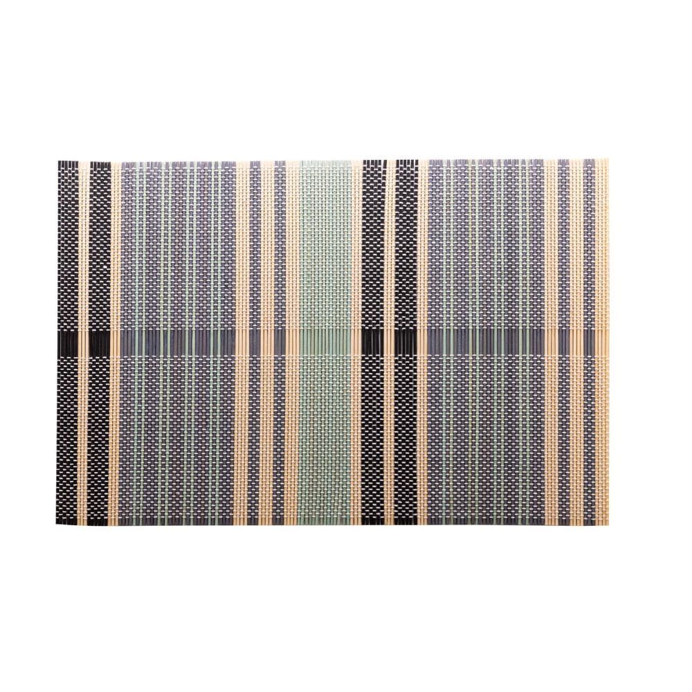 Lugar Americano Bambu Listrado 45x30 Cm - Lyor