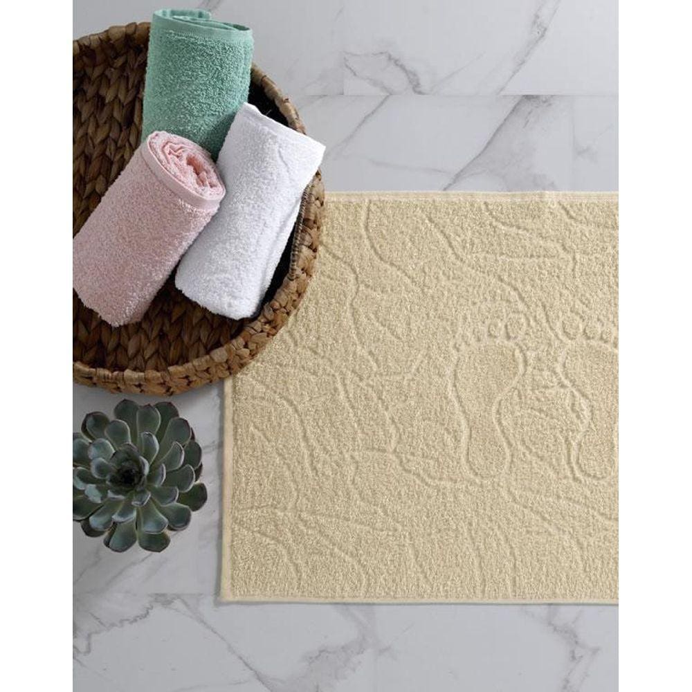 Toalha Piso Felpudo Petra Caramelo 45x70cm