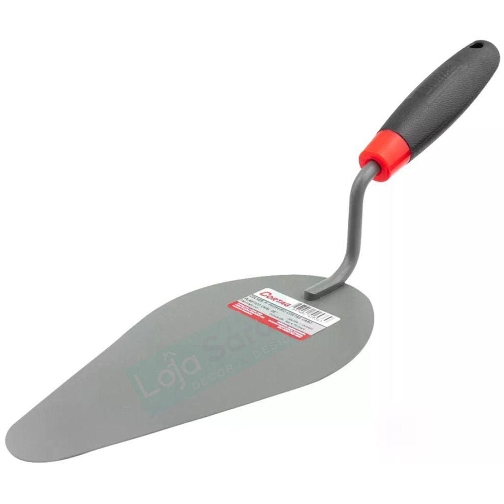 COLHER P/ PEDREIRO CORTAG CABO PLÁSTICO OVAL 8"