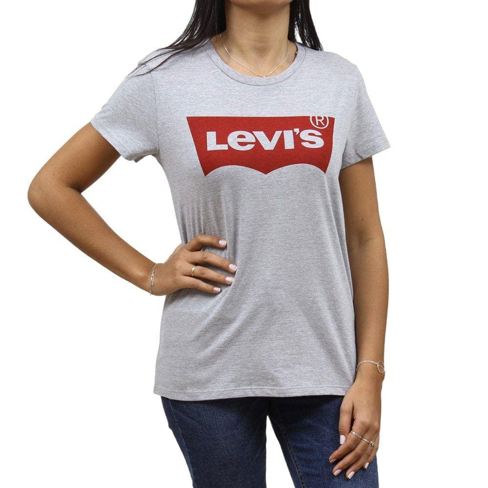 Camiseta Feminina Cinza Levi`s 34058